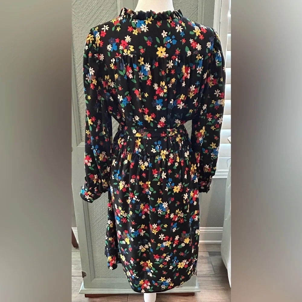 Kate spade bright floral tie waist dress - Picture 2 of 5